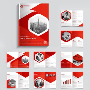 کاتالوگ تجاری شرکتی قرمز