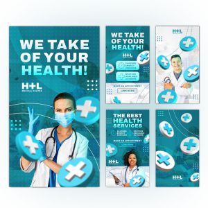 قالب استوری اینستاگرام پزشکی