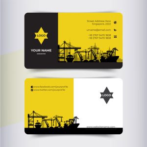 کارت ویزیت آماده بندرگاه