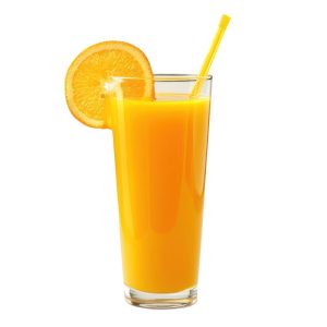 طرح لیوان آب پرتقال