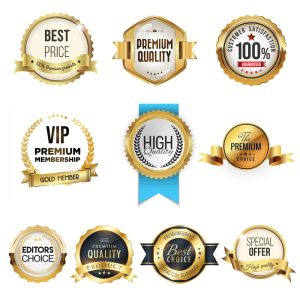 وکتور لیبل تضمین کیفیت و گارانتی