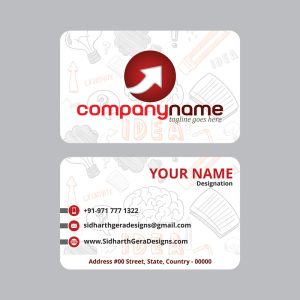 کارت ویزیت آماده خلاقانه شرکتی