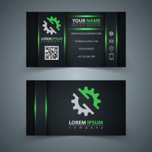نمونه کارت ویزیت آماده صنعتی