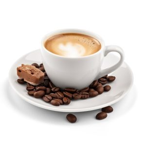 فایل لایه باز فنجان و قهوه لاته آرت