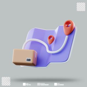 آبجکت 3d نقشه و ارسال محصول