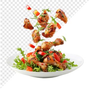 تصویر بشقاب مرغ گریل