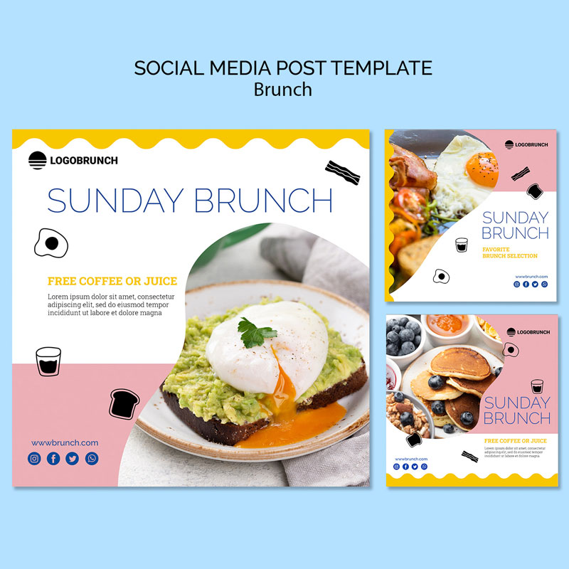 باندل پست اینستاگرام صبحانه و دسر باندل پست اینستاگرام صبحانه و دسر
