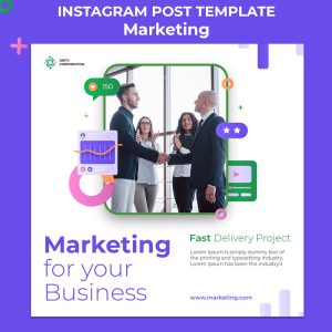 قالب پست آژانس دیجیتال مارکتینگ