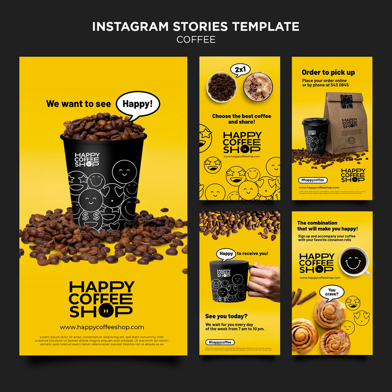 i03973 باندل استوری فروش قهوه - تصویر 1