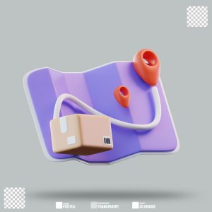 آبجکت 3d نقشه و ارسال سفارش
