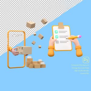 تصویر تحویل بسته آنلاین شاپ