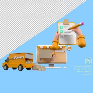 تصویر تحویل آنلاین شاپ