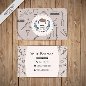 کارت ویزیت باربرشاپ