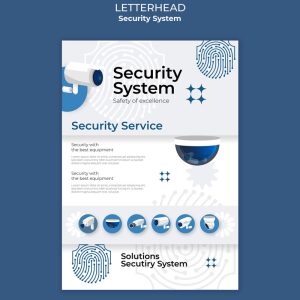 تراکت فروشگاه دوربین امنیتی
