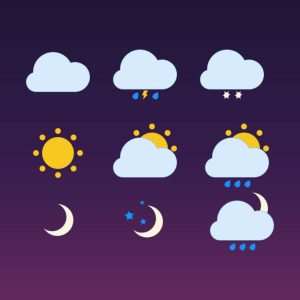 پک آیکن آب و هوا
