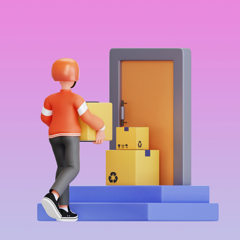 آبجکت کاراکتر تحویل سفارش آبجکت کاراکتر تحویل سفارش