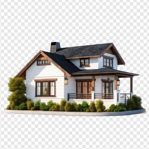 تصویر 3D خانه ویلایی