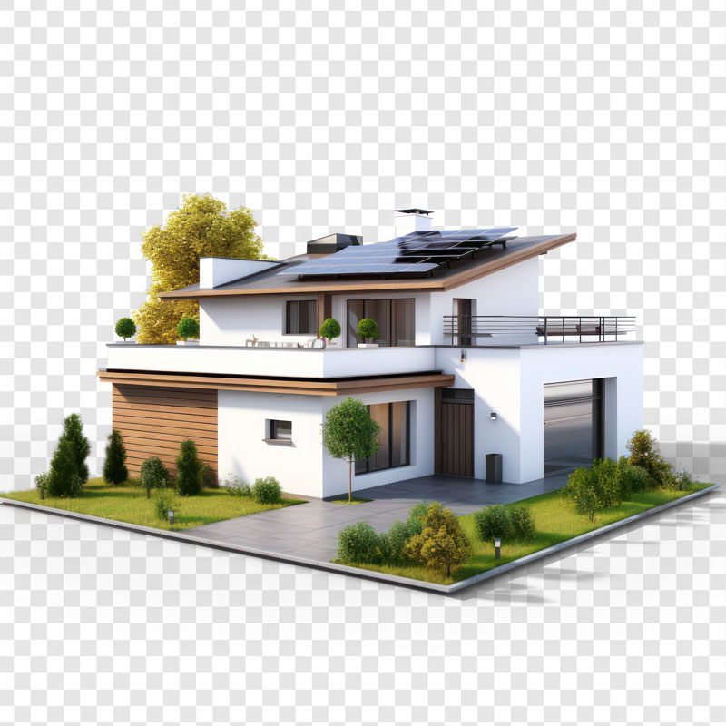 تصویر 3D خانه ویلایی مدرن تصویر 3D خانه ویلایی مدرن