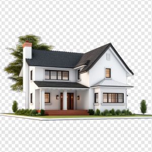 تصویر 3D خانه ویلایی دوبلکس