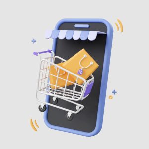 آبجکت 3d موبایل آنلاین شاپ