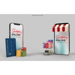 تصویر آنلاین شاپ و موبایل