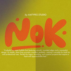 فونت انگلیسی Nok