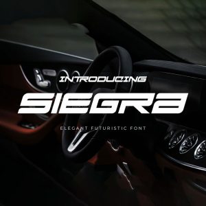 فونت انگلیسی Siegra