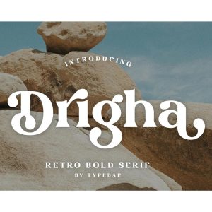 فونت انگلیسی drigha