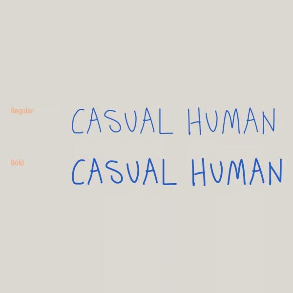 فونت انگلیسی casual human - تصویر 2