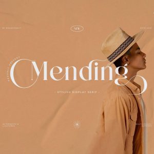 فونت انگلیسی mending