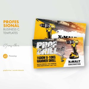 کارت ویزیت فروشگاه ابزار برقی