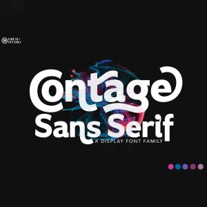 فونت انگلیسی Contage