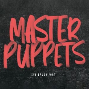 فونت انگلیسی master puppets