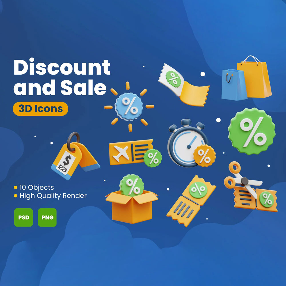 مجموعه آیکون تخفیف و حراج مجموعه آیکون تخفیف و حراج