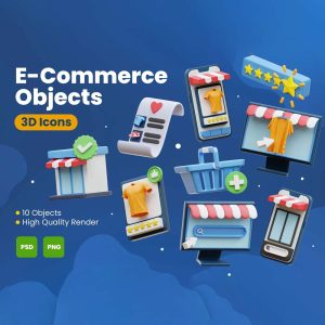 مجموعه آیکون فروشگاه اینترنتی