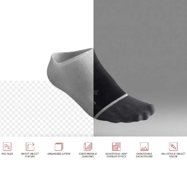 طرح موکاپ جوراب - تصویر 5