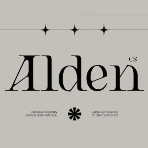 فونت انگلیسی CS Alden