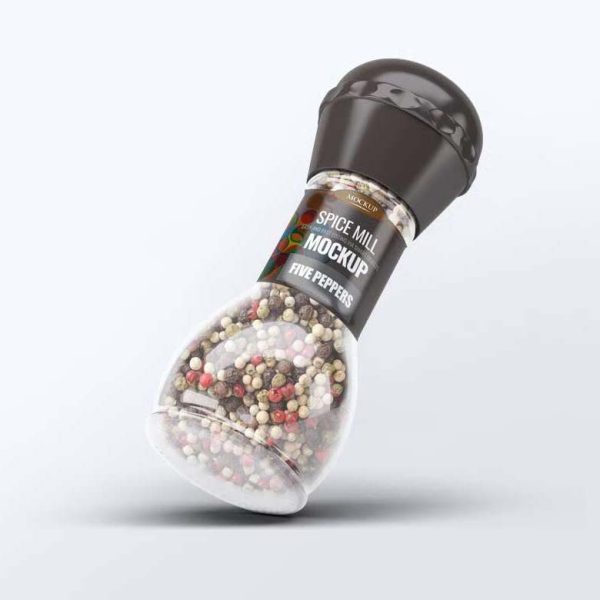 موکاپ قوطی آسیاب فلفل - Image 5