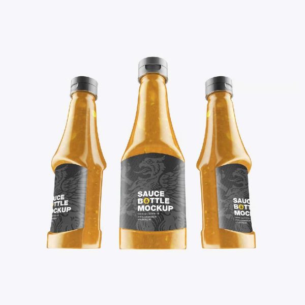 طرح موکاپ بطری سس - تصویر 9