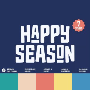 فونت انگلیسی Happy Season