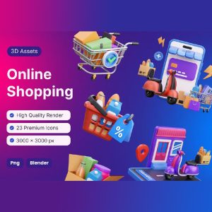 باندل آبجکت 3D آنلاین شاپ