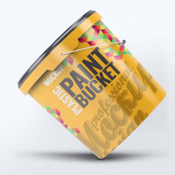 طرح موکاپ سطل رنگ - تصویر 2