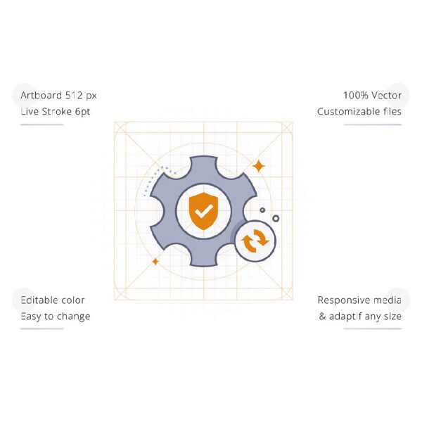 باندل آیکون امنیت سایبری - تصویر 3