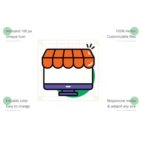 باندل آیکون فروشگاه اینترنتی - Image 3