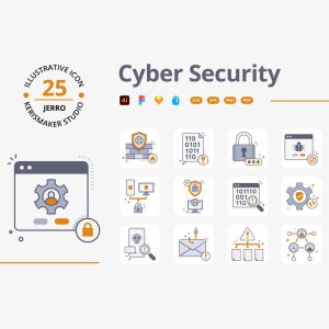 باندل آیکون امنیت سایبری