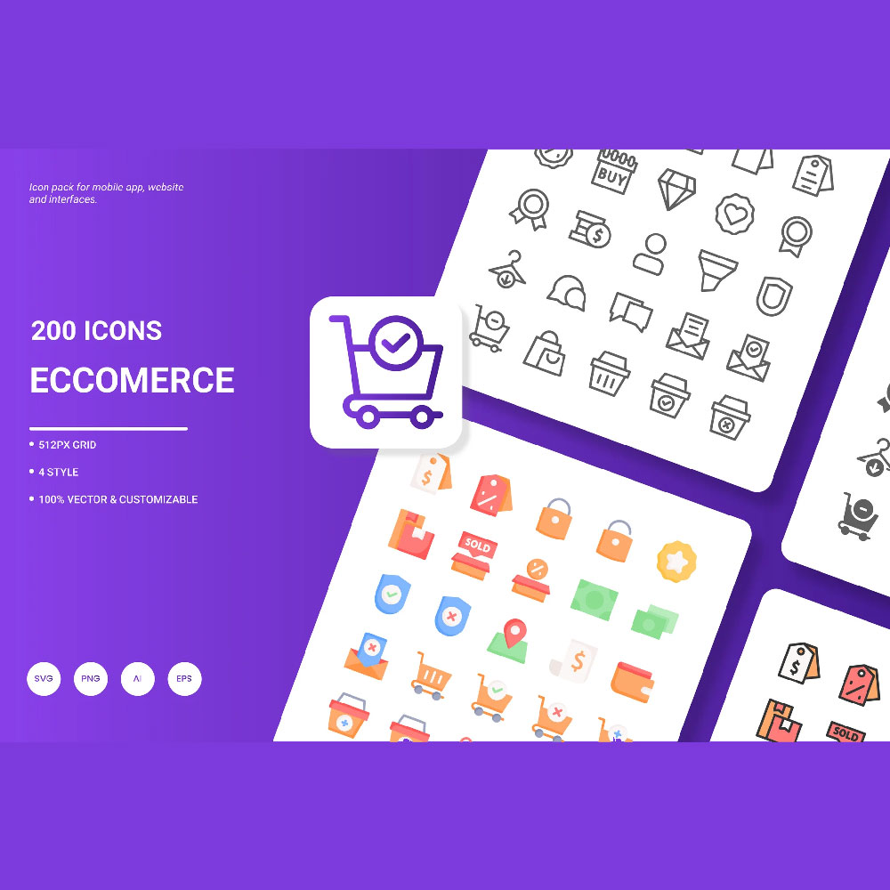200 آیکون فروشگاه اینترنتی 200 آیکون فروشگاه اینترنتی