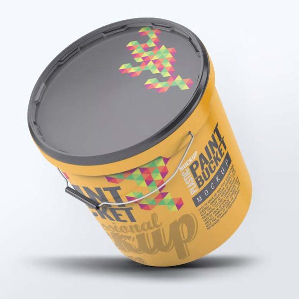 طرح موکاپ سطل رنگ - تصویر 5