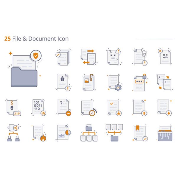 باندل آیکون فایل و داکیومنت - تصویر 2