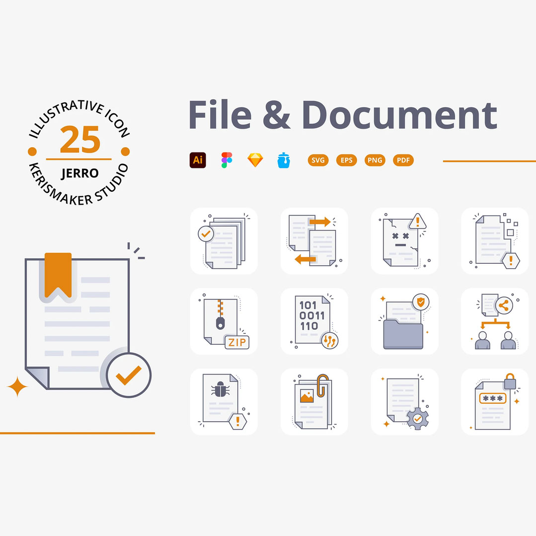 باندل آیکون فایل و داکیومنت باندل آیکون فایل و داکیومنت