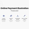 پک وکتور مفهومی پرداخت آنلاین - تصویر 4